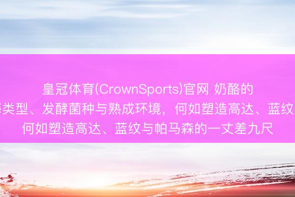 皇冠体育(CrownSports)官网 奶酪的风范密码：详解凝乳酶类型、发酵菌种与熟成环境，何如塑造高达、蓝纹与帕马森的一丈差九尺
