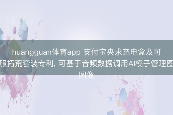 huangguan体育app 支付宝央求充电盒及可衣服拓荒套装专利， 可基于音频数据调用AI模子管理图像